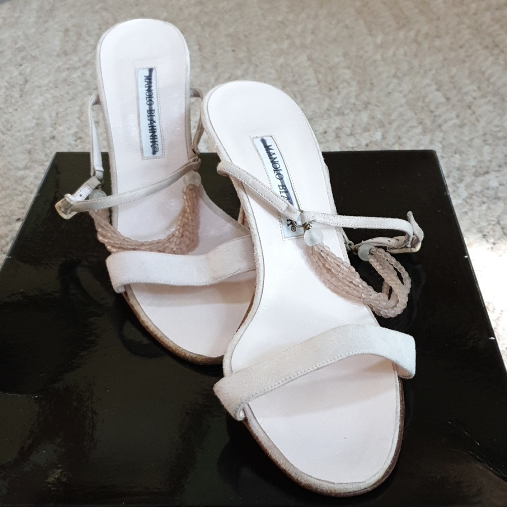 MANOLO BLAHNIK vintage "MEME" heels sandals